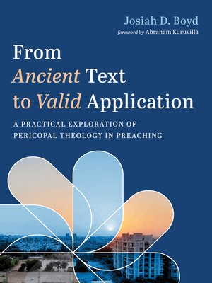cover image of From Ancient Text to Valid Application
